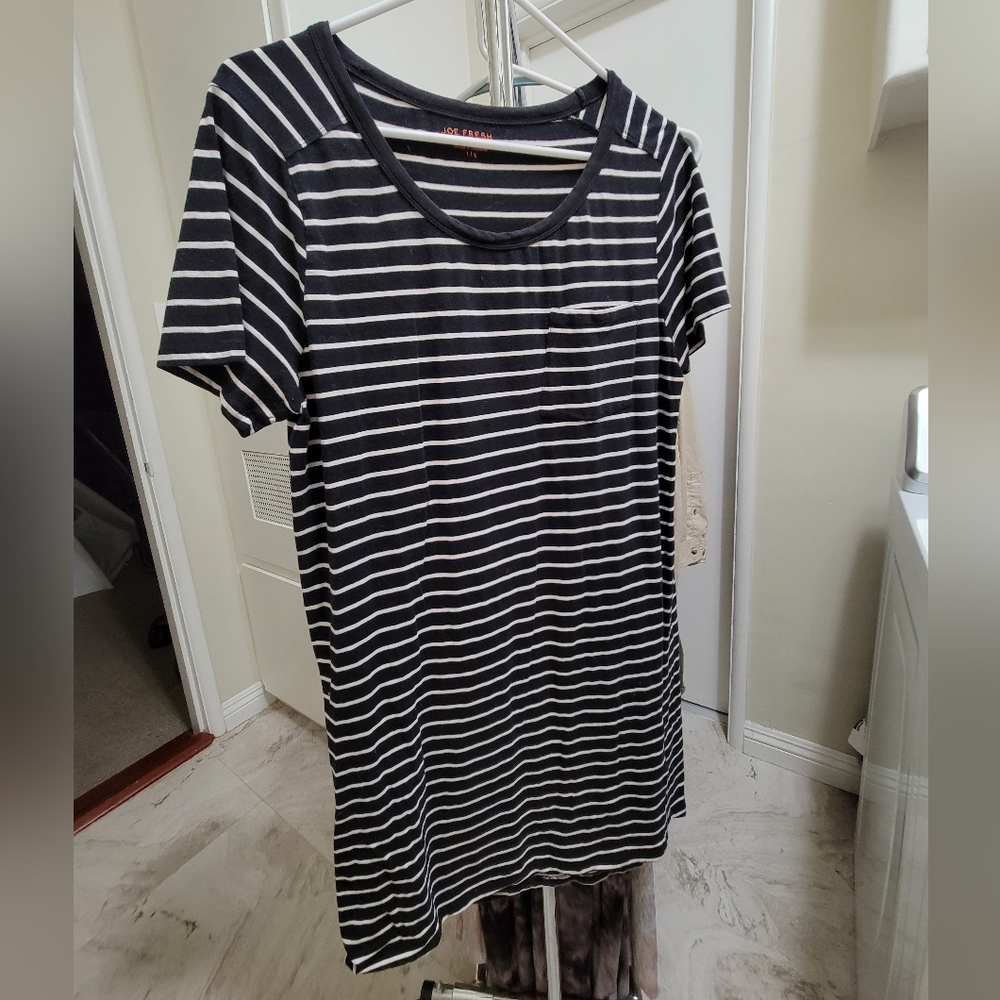 Joe Fresh Boyfriend shirt, women's L